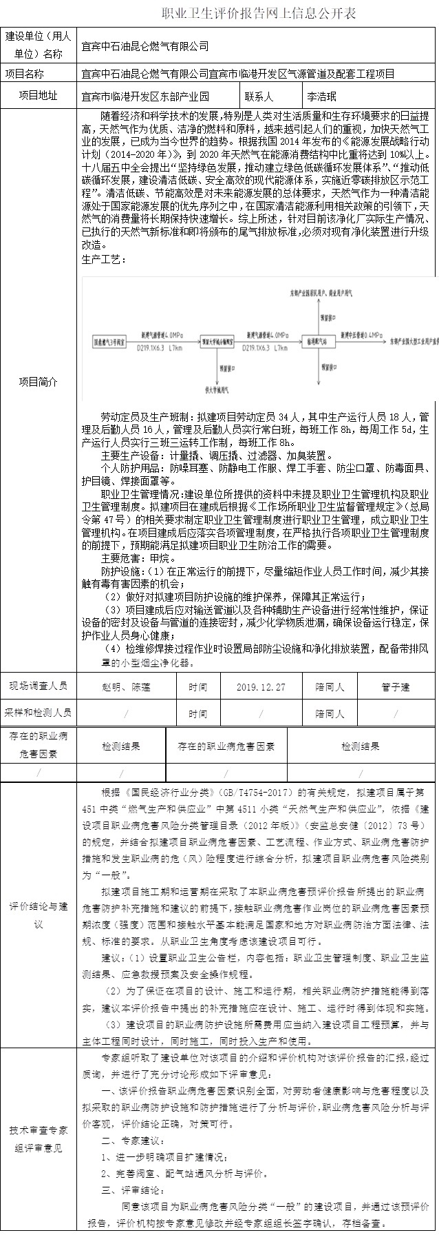 宜賓中石油昆侖燃氣有限公司宜賓市臨港開發區氣源管道及配套工程項目職業病危害因素預評價.jpg