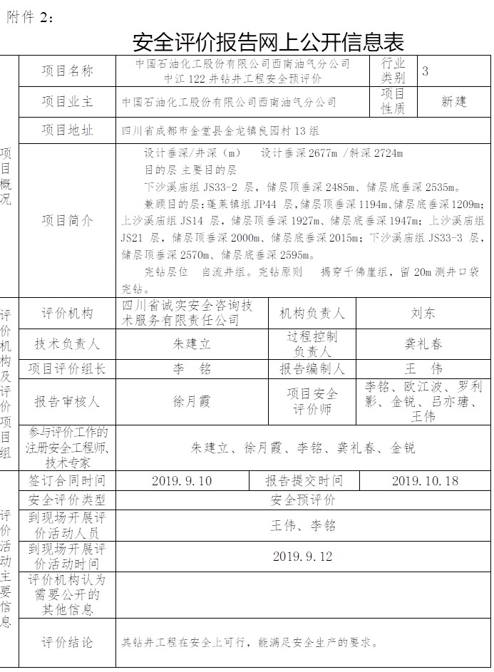 中國石油化工股份有限公司西南油氣分公司中江122井鉆井工程安全預評價.jpg