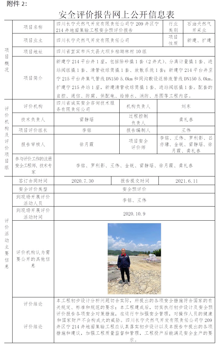 四川長寧天然氣開發有限責任公司寧209井區寧214井地面集輸工程安全預評價.jpg