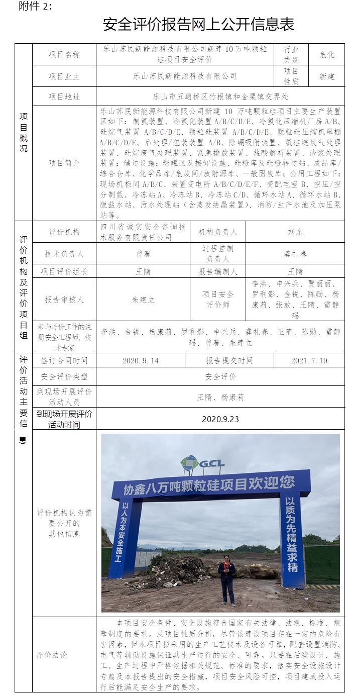 樂山蘇民新能源科技有限公司新建10萬噸顆粒硅項目安全評價.jpg