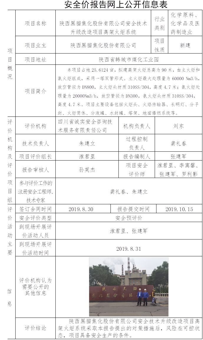 陜西黑貓焦化股份有限公司安全技術升級改造項目高架火炬系統安全預評價.jpg