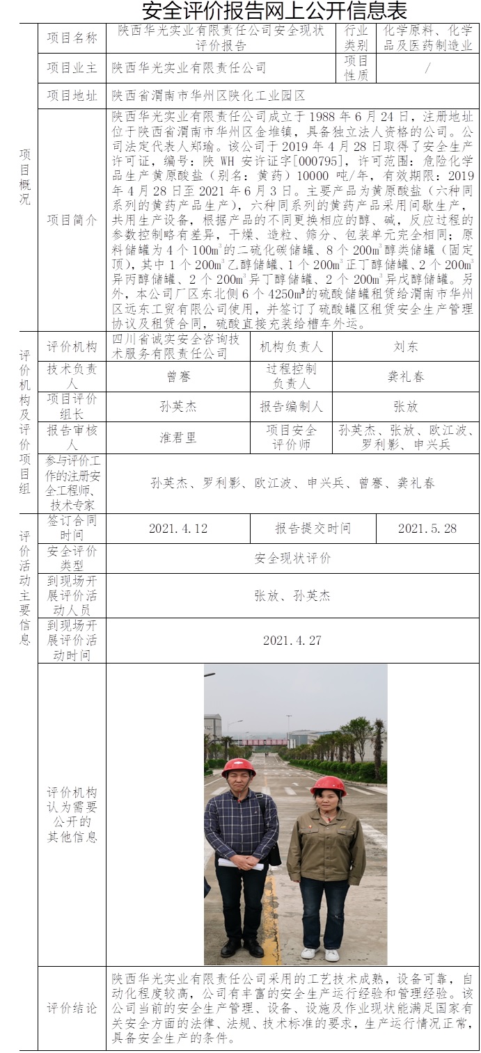 陜西華光實業有限責任公司安全現狀評價.jpg