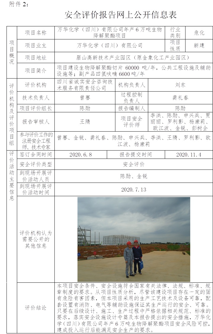 萬華化學（四川）有限公司年產6萬噸生物降解聚酯項目安全評價.jpg