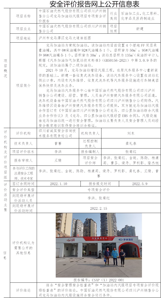 中國石油天然氣股份有限公司四川瀘州銷售分公司龍馬加油站汽服項目專項安全評價.jpg