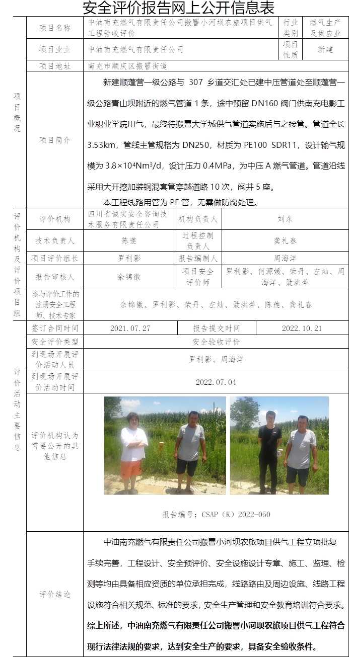 中油南充燃氣有限責(zé)任公司搬罾小河壩農(nóng)旅項目供氣工程驗收評價.jpg