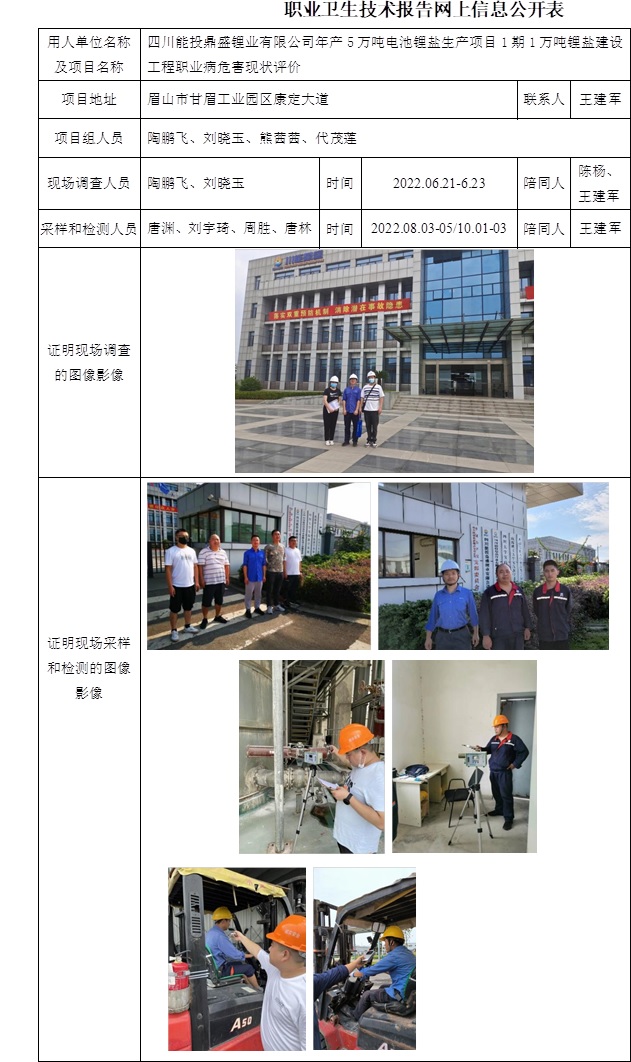 四川能投鼎盛鋰業(yè)有限公司年產(chǎn)5萬噸電池鋰鹽生產(chǎn)項目1期1萬噸鋰鹽建設(shè)工程職業(yè)病危害現(xiàn)狀評價.jpg