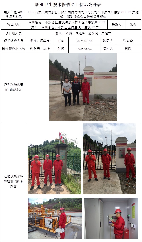 CSZP（K）2023-043 中國石油天然氣股份有限公司西南油氣田分公司川中油氣礦磨溪019-H3井建設工程職業病危害控制效果評價（10月中旬）.jpg