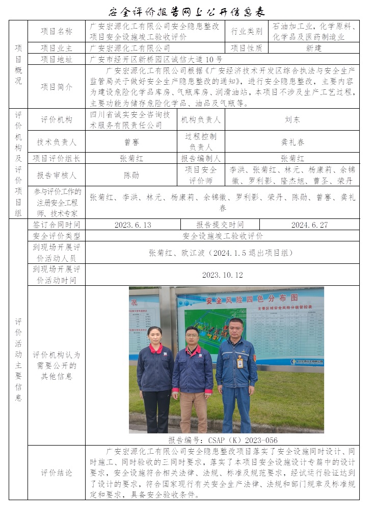 CSAP（K）2023-056 廣安宏源化工有限公司安全隱患整改項目安全設(shè)施竣工驗收評價.jpg