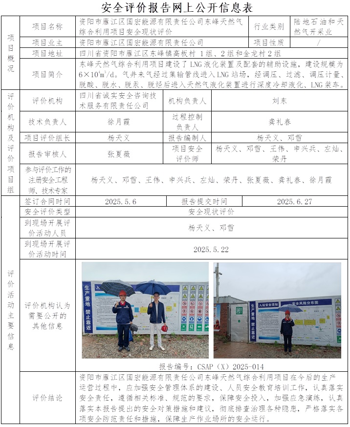 網上公開信息表-CSAP（X）2025-014    資陽市雁江區國宏能源有限責任公司東峰天然氣綜合利用項目-安全現狀評價.jpg